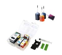 Générique Cartouche d'encre Rechargeable 545 546 PG545 CL-546 pour Pixma | Cartouche à encre à base d'eau pour imprimantes série Pixma, rechargeable(1set with ink)