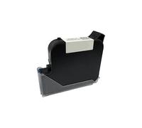 Générique Cartouche Encre Noire 25,4mm Séchage Rapide Portable | Résistant à l'eau, À base de solvants, Impression en ligne, Encre noire(1PC)