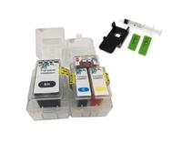 Générique Cartouche Rechargeable, Compatible avec Canon, PG545 CL546 | Encre à colorant à base d’eau, pour IP2800 IP2850 MG2400 MG2450 MG2500 MG2550(1Set)