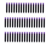 Générique Cartouches Encre Stylo Plume Violettes Effaçables 100 Pièces en Plastique Compactes et Faciles à Transporter pour Bureau et École