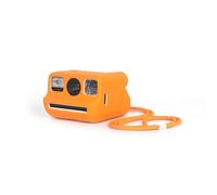 Générique Cas de Couverture en Silicone pour Polaroid Go Gen2 1 caméra avec Cordon, Couverture protectrice de Couleur Solide Mignonne, à l'épreuve de la poussière, à l'épreuve des Chocs (Orange)