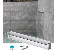 Générique Cascade encastrée pour Aquariums et Jardins, déversoir métallique Durable pour la décoration de ruisseaux, débit d'eau Efficace, idéal pour Une Utilisation intérieure et extérieure.