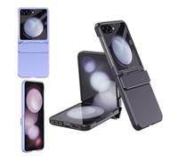 Générique Case for Samsung Galaxy Z Flip 7, Hinge+Screen Protector, Rugged Shockproof 360 Full Protective Phone Cover, Durable, Foldable(Black)