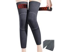 Générique Cashmere Over The Knee Warm Socks,Winter Thermal Anti Slip Knee Pads,Unisex Extra Thick Long Soft Knit Knee Brace Leg Sleeves