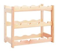 Générique Casier à Bouteilles pour 12 Bouteilles Pinède,Meubles,Armoires & Meubles de Rangement,Casiers à Bouteilles,Beige,1.7 KG,286191