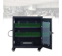 Générique Casier de Rangement pour téléphone avec roulettes et Serrure à Combinaison, Station de Charge sécurisée, Organisateur de téléphone Portable pour Salle de Classe