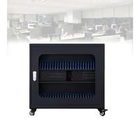 Générique Casier de Rangement pour téléphone avec roulettes et Serrure à Combinaison, Station de Charge sécurisée, Organisateur de téléphone Portable pour Salle de Classe