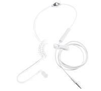 Générique Casque Anti-rayonnement - Écouteurs Intra-Auriculaires 3,5 mm avec Microphone | Oreillette Filaire à Tube spiralé sous Vide Compatible avec la Plupart des appareils