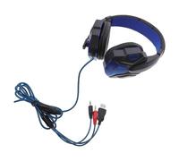 Générique Casque Audio Circum-aural Noir Microphone Antibruit et Coussinets Confortables, Écouteurs de Voyage en Abs pour Gaming PC Arceau Multi-Points