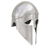 Générique Casque de Guerrier Grec Antique pour GN Argenté Acier,Armes de Collection,1.74KG-286212