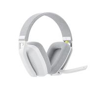 Générique Casque de Jeu Bluetooth BW06 2.4GHz avec Micro, for Casque sans Fil PS5 PS4 PC Microphone(White)