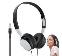 Générique Casque de Jeu Filaire, écouteurs Supra-Auriculaires,Casque de Jeu Filaire pour Ordinateur - Supra-auriculaire Pliable, antibruit, pour tablettes, téléphones Portables