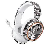 Générique Casque de Jeu sans Fil Bluetooth G2 2.4GHz, for PC, PS4, PS5, commutateur téléphone, Faible Latence 5ms, Micro ENC Filaire Surround 7.1(Gray)