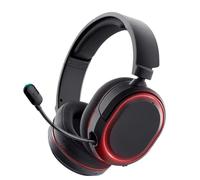 Générique Casque de Jeu sans Fil Bluetooth G2 2.4GHz, for PC, PS4, PS5, commutateur téléphone, Faible Latence 5ms, Micro ENC Filaire Surround 7.1(Black Red)
