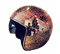 Générique Casque Élégant | Chapeau Style Disco Ball Pailleté Avec Visière Escamotable - Accessoire Vestimentaire pour Spectacles Costumés Cinéma Carnaval Fêtes de Noël