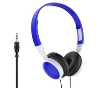 Générique Casque Filaire, Casque de Jeu d'ordinateur Filaire-Casque Filaire Supra-auriculaire Pliable Casque antibruit pour tablettes téléphones Mobiles