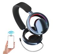 Générique Casque sans Fil pour La Musique - Écouteurs à Cadre Ouvert | Casque sans Fil Rechargeable,Idéal pour Adultes et Adolescents - Travail, Jeux, Vidéos et Déplacements