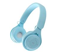 Générique Casque Supra-auriculaire Compatible Bluetooth, Casque stéréo sans Fil Pliable Hi-FI, Micro-Casque Mains Libres Lecteur MP3, écouteurs de Sport (Bleu)