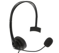 Générique Casque USB Microphone pour Pc, Bandeau Réglable et Confortable, Casque Professionnel Filaire Noir pour Présentations et Cours en Ligne