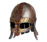 Générique Casque Viking Médiéval et Confort Maximum Accessoire de Costume Polyvalent en Plastique Renforcé avec Design Historique Réaliste pour Femme et Adulte pour Fête et Performance