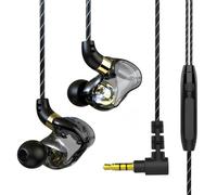 Générique Casques Intra-Auriculaires filaires SK7 3 5 mm Super Bass Écouteurs musicaux avec Microphone Contrôle Inline Casque Sportif Pilote Dynamique Design léger