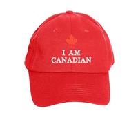 Générique Casquette Baseball Classique Unisexe, Le Canada n'est Pas pour Le Chapeau Casquette de Baseball délavée I Canada Hat Casquette de Papa réglable pour Hommes et Femmes