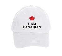 Générique Casquette Baseball Classique Unisexe, Le Canada n'est Pas pour Le Chapeau Casquette de Baseball délavée I Canada Hat Casquette de Papa réglable pour Hommes et Femmes