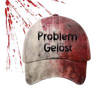 Générique Casquette Baseball Horreur | Casquettes Effrayantes pour Hommes et Femmes,Couvre-Chef Ajustable Éclaboussures pour Halloween Cosplay Déguisement Fêtes Carnaval Événements à Thème