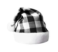 Générique Casquette Chic Black Red Polyester Cotton Hat Bonnet Nuit Satin Boucle (Black, One Size)