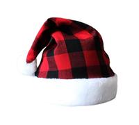 Générique Casquette Chic Black Red Polyester Cotton Hat Bonnet Nuit Satin Boucle (Red, One Size)