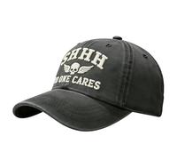 Générique Casquette « Dad Hat » Brodée « Shhh No One Cares » - Casquette de Baseball Ajustable, Effet Vieilli, Broderie Humoristique et Sarcastic pour Hommes et Femmes (#A)