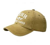 Générique Casquette « Dad Hat » Brodée « Shhh No One Cares » - Casquette de Baseball Ajustable, Effet Vieilli, Broderie Humoristique et Sarcastic pour Hommes et Femmes (#E)