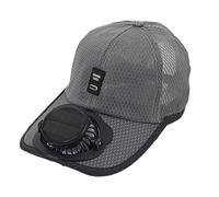 Générique Casquette de baseball avec ventilateur solaire, chapeau de soleil avec 3 vitesses de vent, protection UV d'été pour homme, pêche, randonnée, plage