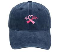 Générique Casquette De Baseball Sensibilisation Cancer du Sein Unisexe Sein Rose Octobre Casquette pour La Sensibilisation Cancer du Sein Chapeau