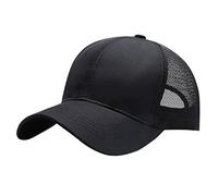 Générique Casquette de Camionneur Classique rétro Casquette de Camionneur avec Snapback réglable Unisexe Hommes Femmes Casquette de Baseball Respirante Chapeau (C, One Size)