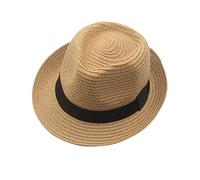 Générique Casquette Déguisement de plage de chapeau de de solaire de d'été unisexe adulte Melon Noir (Khaki, One Size)