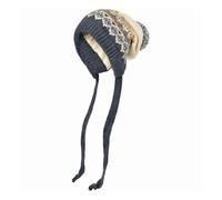 Générique Casquette Homme avec Cache Oreille - Bonnet d'hiver tricoté avec Attache sous Le Menton et couvrants pour Une Thermique optimale en Saison Froide