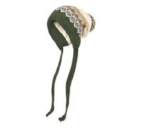 Générique Casquette Homme avec Cache Oreille, Bonnet d'hiver tricoté avec Attache sous Le Menton et couvrants pour Une Thermique optimale en Saison Froide
