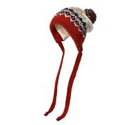 Générique Casquette Homme avec Cache Oreille, Bonnet d'hiver tricoté avec Attache sous Le Menton et couvrants pour Une Thermique optimale en Saison Froide