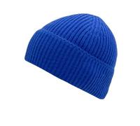 Générique Casquette Noir Homme Cuir Unisex Beanie Winter Knitted Cuffed Soft Warm Hat for Men/Women Ski Watch Cap Bérets Homme (Blue, One Size)