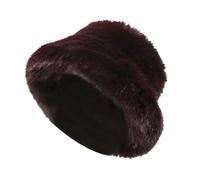 Générique Casquette pour Courir Hat Women's Winter Warm Furry Basin Hat Colorful Personality Ear Large Wide Brimmed Fisherman's Hat Casquette Skate Homme (RD2, One Size)