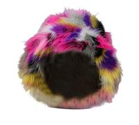 Générique Casquette pour Courir Hat Women's Winter Warm Furry Basin Hat Colorful Personality Ear Large Wide Brimmed Fisherman's Hat Casquette Skate Homme (D, One Size)