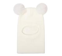 Générique Casquette T Baby Winter Hat Scarf Set Toddler Beanie Hats Girl Boy with Neck Warmer Beanie for Kids Knit Warm for Cold Weather Enfant Chinois (White, One Size)