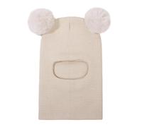 Générique Casquette T Baby Winter Hat Scarf Set Toddler Beanie Hats Girl Boy with Neck Warmer Beanie for Kids Knit Warm for Cold Weather Enfant Chinois (Beige, One Size)