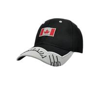 Générique Casquette Unisexe Adulte avec Feuille d'érable brodée, Chapeau Canadien emblématique pour Homme et Femme, Style Drapeau Québec, Ajustable et Confortable