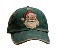 Générique Casquettes Baseball Avec Effigie Du Père Noël,Ajustable Style Rétro Brodé Père Noël | Chapeau de Fêtes Adulte Unisexe | Pour Adultes, Couples, Famille, Amis,