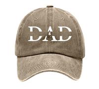 Générique Casquettes De Baseball,Chapeaux pour La FêTe des PèRes Chapeau Personnalisé pour Papa Chapeau Personnalisé avec Noms d'enfants Casquette De Baseball PersonnaliséE (Khaki, One Size)