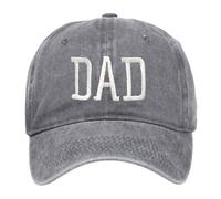 Générique Casquettes De Baseball pour Hommes,Casquette De Baseball ImpriméE BrodéE pour La FêTe des PèRes Style à Refaire (Grey, One Size)