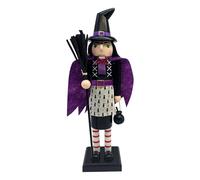 Générique Casse-Noisette en Bois Halloween Decoration - Figure décorative Bruja | Table et Bureau Adorment pour la Chambre, Le Salon, l'étagère et la décoration Festive