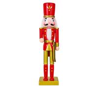 Générique Casse-Noisette Soldat de Noël, Jouet Soldat Casse-Noisette en Bois, Statue Centre de Table pour Comptoir Cheminée Étagère Fenêtre Plan de Travail Cuisine